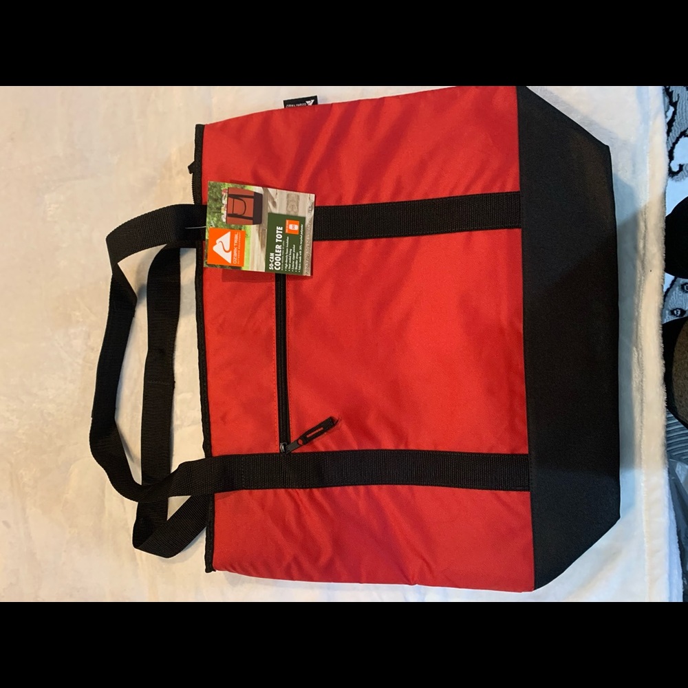 50- Can Cooler Tote in Red.